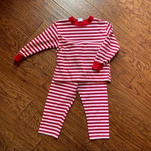 🎄Red and White Striped Pajamas